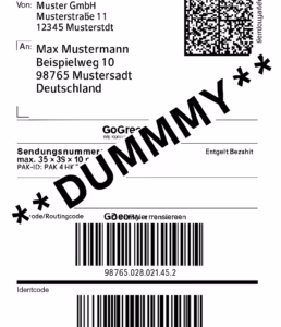 Dhl label